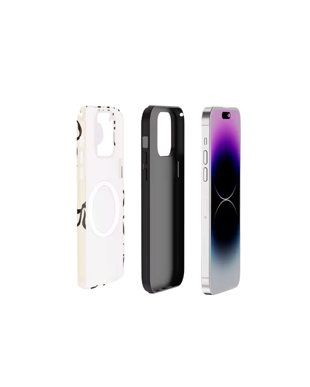 BLACK BOW PHONE CASE