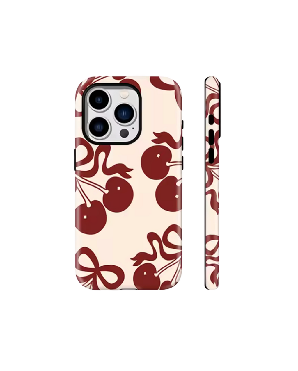 CHERRY RIBBON PHONE CASE