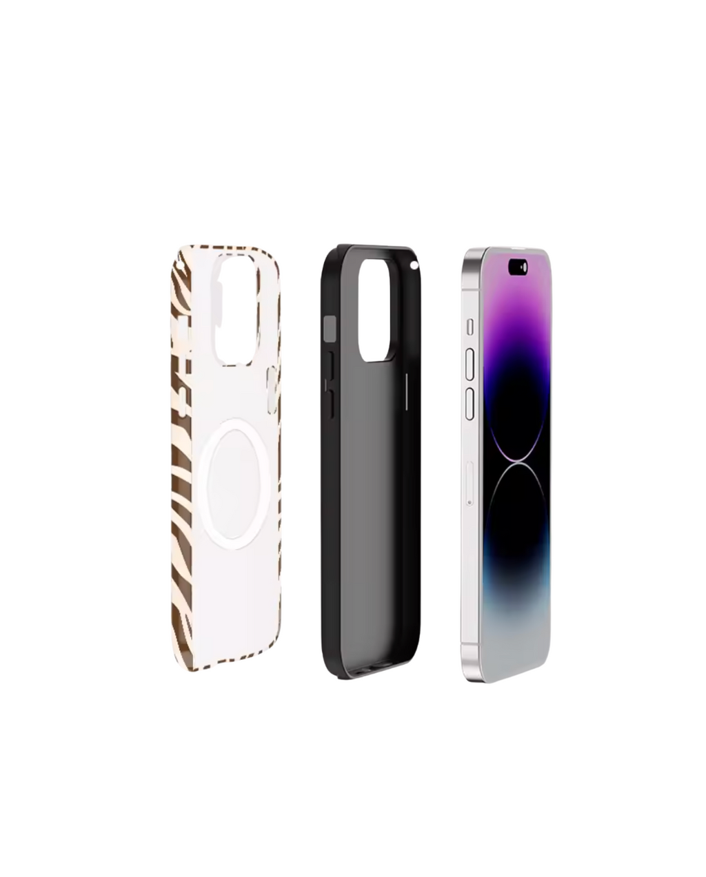 BROWN ZEBRA PHONE CASE