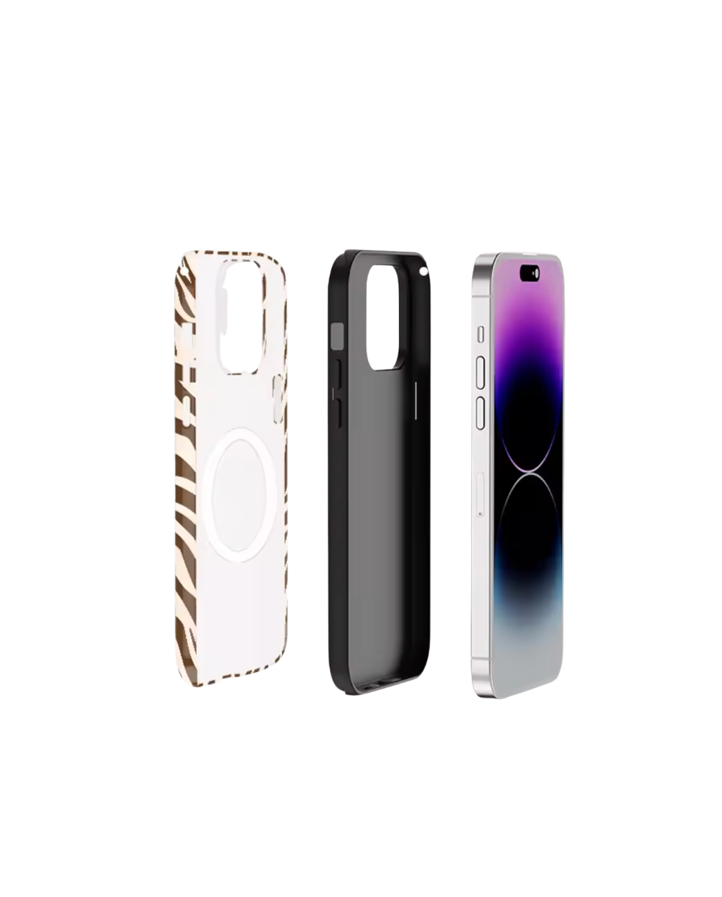 BROWN ZEBRA PHONE CASE