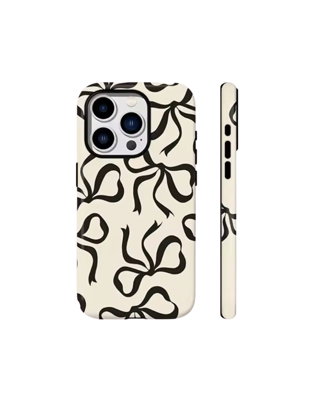 BLACK BOW PHONE CASE